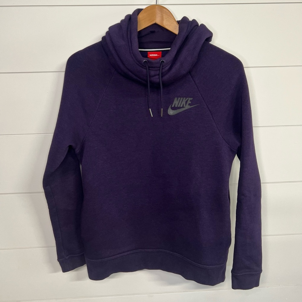 Nike Deep Purple Cowl Neck Hoodie